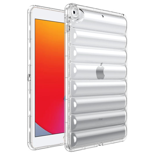 For iPad 10.2 (2021) / (2020) / (2019) TPU Tablet Case Down Jacket Design Air Cushion Shockproof Cover
