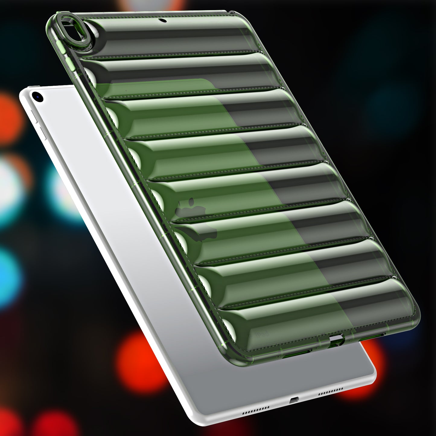 For iPad Air 10.5 inch (2019) Down Jacket Design Tablet Case Soft TPU Shockproof Cover