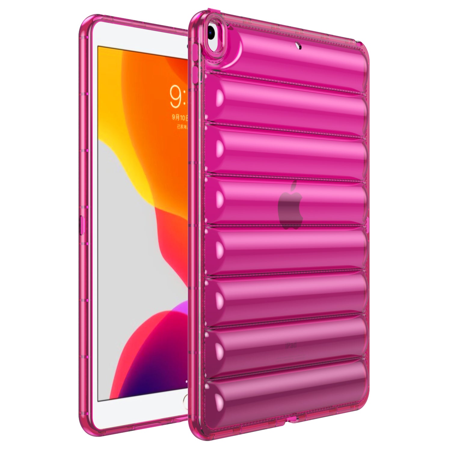 For iPad Air 10.5 inch (2019) Down Jacket Design Tablet Case Soft TPU Shockproof Cover