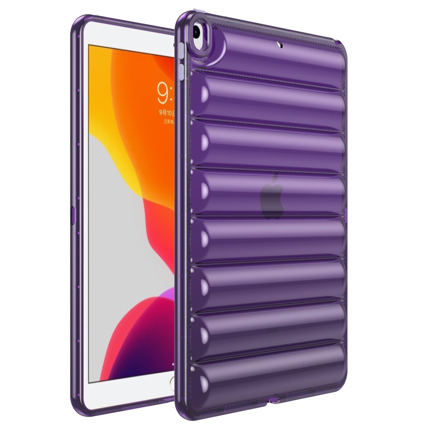 For iPad Air 10.5 inch (2019) Down Jacket Design Tablet Case Soft TPU Shockproof Cover