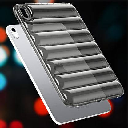 For iPad Air (2020) / (2022) TPU Shock Absorption Case Soft Touch Down Jacket Design Tablet Cover