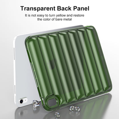 For iPad Air (2020) / (2022) TPU Shock Absorption Case Soft Touch Down Jacket Design Tablet Cover