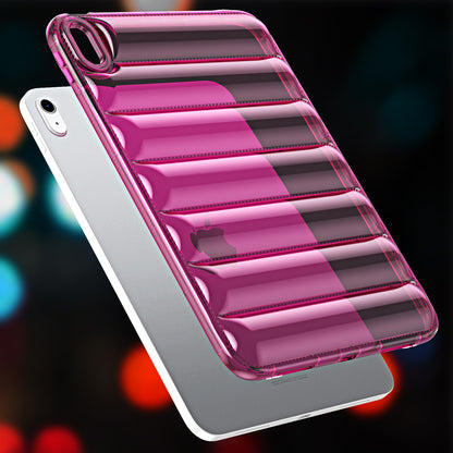 For iPad Air (2020) / (2022) TPU Shock Absorption Case Soft Touch Down Jacket Design Tablet Cover