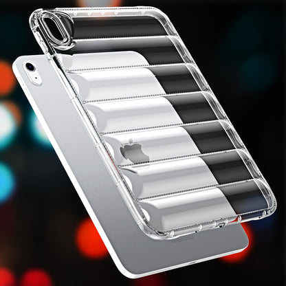 For iPad Air (2020) / (2022) TPU Shock Absorption Case Soft Touch Down Jacket Design Tablet Cover