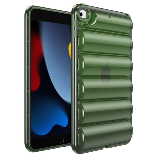 For iPad mini 4 / mini (2019) 7.9 inch TPU Tablet Case Soft Puffer Down Jacket Design Back Cover