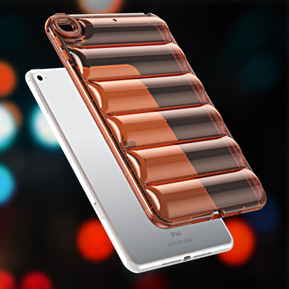 For iPad mini 4 / mini (2019) 7.9 inch TPU Tablet Case Soft Puffer Down Jacket Design Back Cover