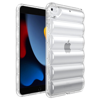 For iPad mini 4 / mini (2019) 7.9 inch TPU Tablet Case Soft Puffer Down Jacket Design Back Cover