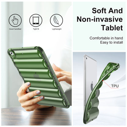 For iPad mini 4 / mini (2019) 7.9 inch TPU Tablet Case Soft Puffer Down Jacket Design Back Cover