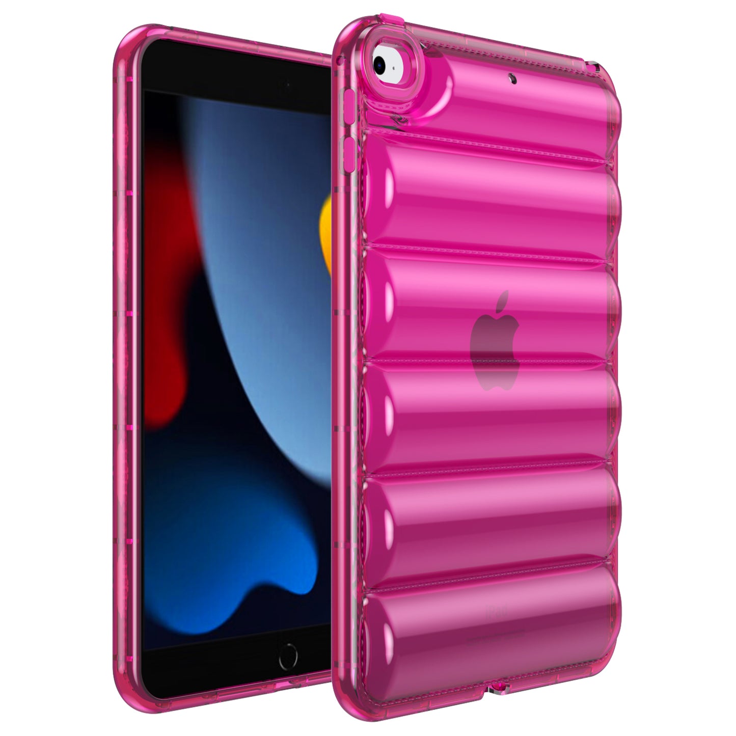 For iPad mini 4 / mini (2019) 7.9 inch TPU Tablet Case Soft Puffer Down Jacket Design Back Cover