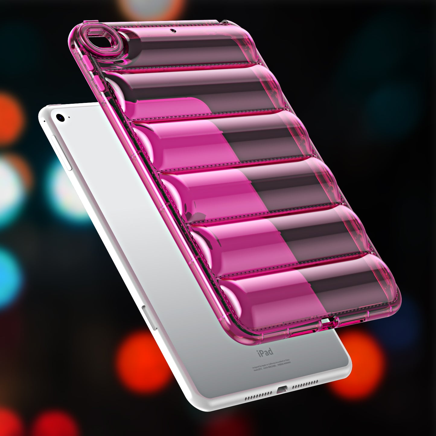 For iPad mini 4 / mini (2019) 7.9 inch TPU Tablet Case Soft Puffer Down Jacket Design Back Cover