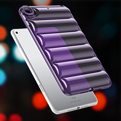 For iPad mini 4 / mini (2019) 7.9 inch TPU Tablet Case Soft Puffer Down Jacket Design Back Cover