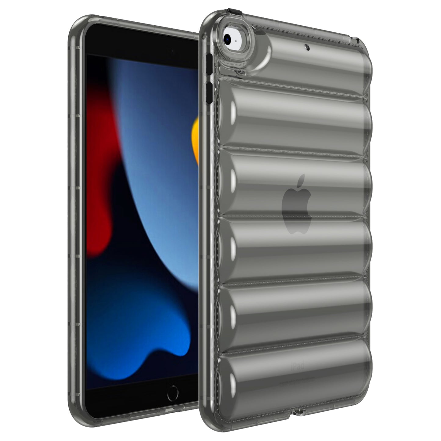 For iPad mini 4 / mini (2019) 7.9 inch TPU Tablet Case Soft Puffer Down Jacket Design Back Cover