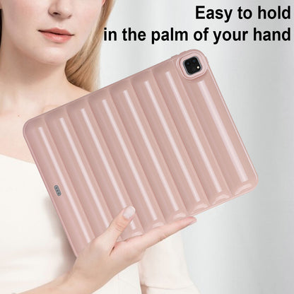 For iPad Pro 12.9 (2021) / (2020) / (2022) Shockproof Tablet Shell Down Jacket Texture Soft TPU Case