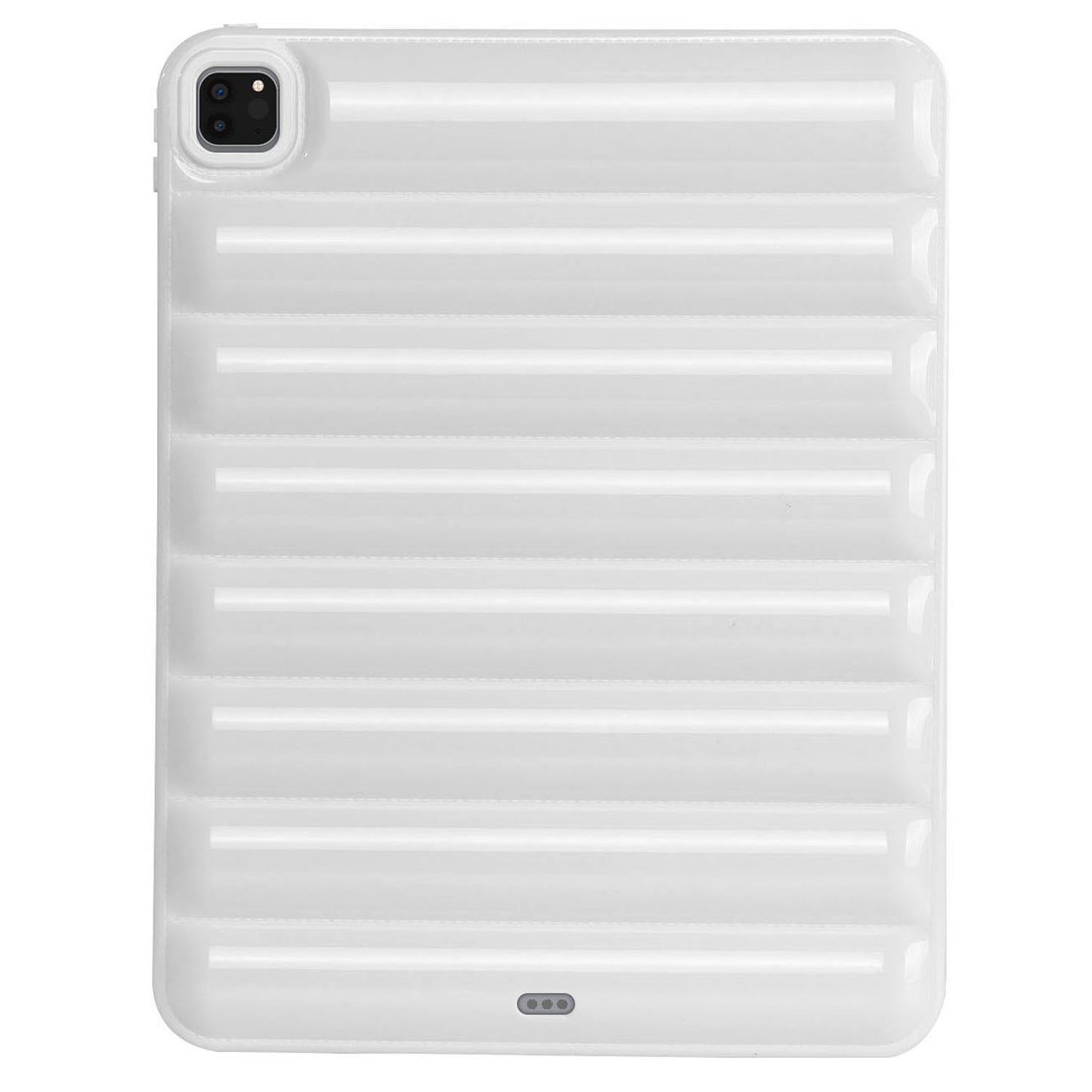 For iPad Pro 12.9 (2021) / (2020) / (2022) Shockproof Tablet Shell Down Jacket Texture Soft TPU Case