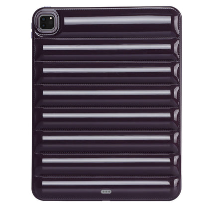 For iPad Pro 12.9 (2021) / (2020) / (2022) Shockproof Tablet Shell Down Jacket Texture Soft TPU Case