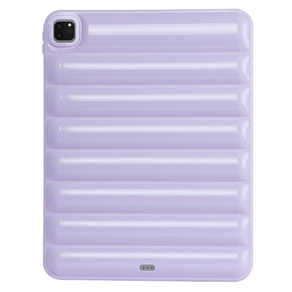 For iPad Pro 12.9 (2021) / (2020) / (2022) Shockproof Tablet Shell Down Jacket Texture Soft TPU Case