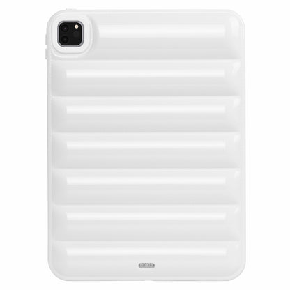 For iPad Pro 11 (2020) / (2021) / (2022) Anti-Dust Candy Color Tablet Shell Case Down Jacket TPU Cover