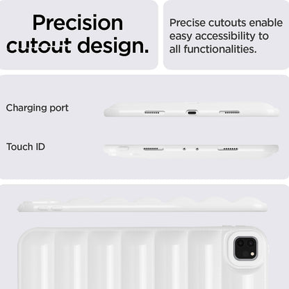For iPad Pro 11 (2020) / (2021) / (2022) Anti-Dust Candy Color Tablet Shell Case Down Jacket TPU Cover