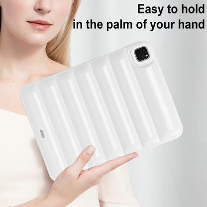 For iPad Pro 11 (2020) / (2021) / (2022) Anti-Dust Candy Color Tablet Shell Case Down Jacket TPU Cover