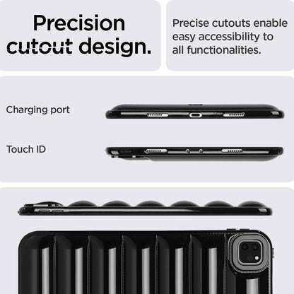 For iPad Pro 11 (2020) / (2021) / (2022) Anti-Dust Candy Color Tablet Shell Case Down Jacket TPU Cover