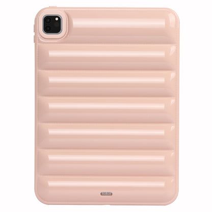For iPad Pro 11 (2020) / (2021) / (2022) Anti-Dust Candy Color Tablet Shell Case Down Jacket TPU Cover