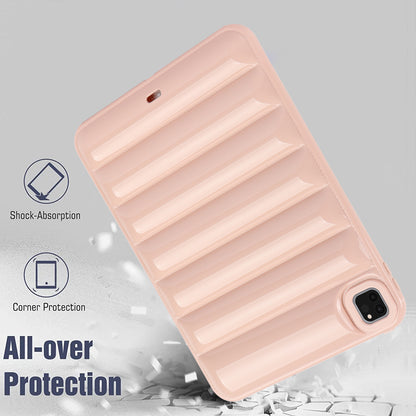 For iPad Pro 11 (2020) / (2021) / (2022) Anti-Dust Candy Color Tablet Shell Case Down Jacket TPU Cover
