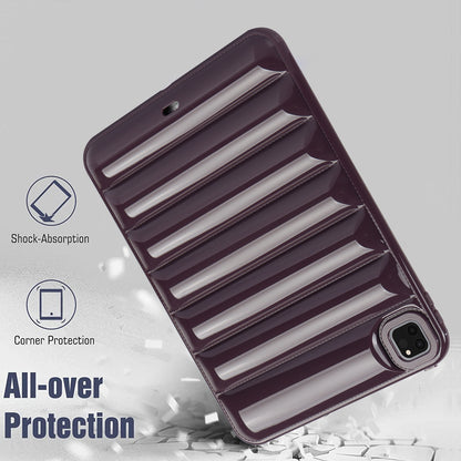 For iPad Pro 11 (2020) / (2021) / (2022) Anti-Dust Candy Color Tablet Shell Case Down Jacket TPU Cover