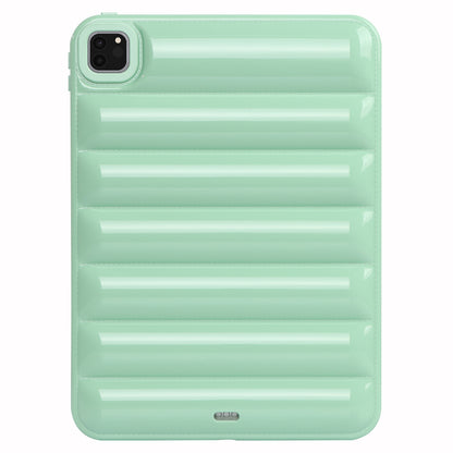 For iPad Pro 11 (2020) / (2021) / (2022) Anti-Dust Candy Color Tablet Shell Case Down Jacket TPU Cover