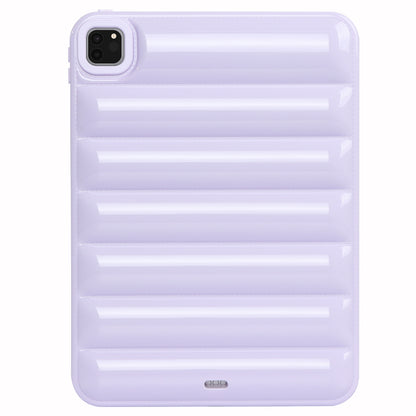 For iPad Pro 11 (2020) / (2021) / (2022) Anti-Dust Candy Color Tablet Shell Case Down Jacket TPU Cover