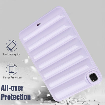 For iPad Pro 11 (2020) / (2021) / (2022) Anti-Dust Candy Color Tablet Shell Case Down Jacket TPU Cover
