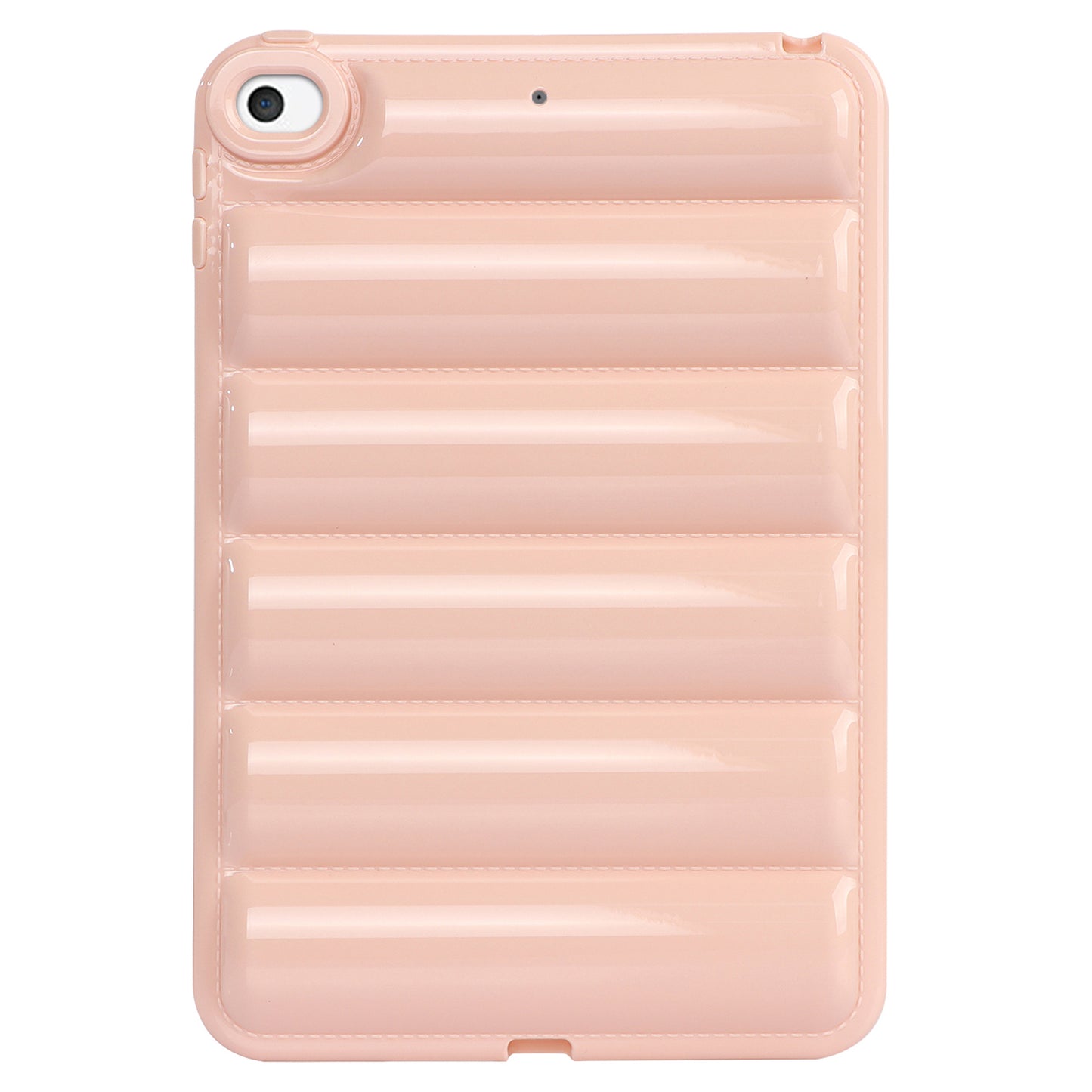 For iPad mini 4 / iPad mini (2019) 7.9 inch Anti-Scratch Tablet Case Down Jacket Texture Soft TPU Shell