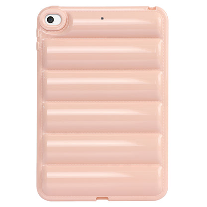For iPad mini 4 / iPad mini (2019) 7.9 inch Anti-Scratch Tablet Case Down Jacket Texture Soft TPU Shell