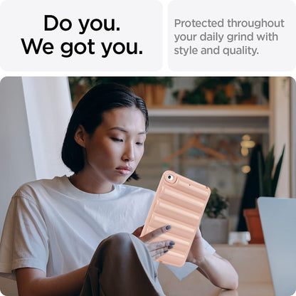 For iPad mini 4 / iPad mini (2019) 7.9 inch Anti-Scratch Tablet Case Down Jacket Texture Soft TPU Shell