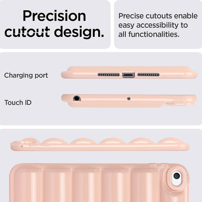 For iPad mini 4 / iPad mini (2019) 7.9 inch Anti-Scratch Tablet Case Down Jacket Texture Soft TPU Shell