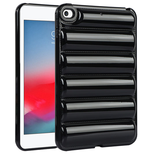 For iPad mini 4 / iPad mini (2019) 7.9 inch Anti-Scratch Tablet Case Down Jacket Texture Soft TPU Shell