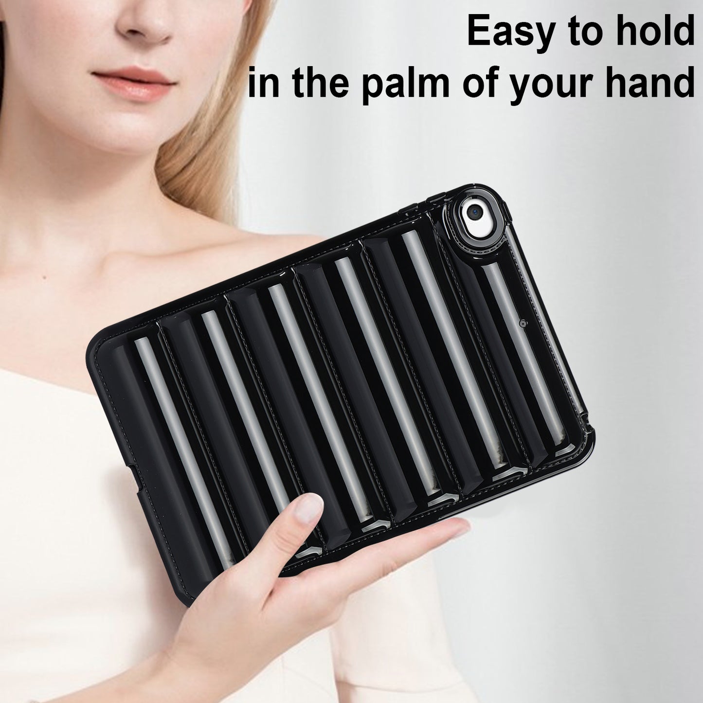For iPad mini 4 / iPad mini (2019) 7.9 inch Anti-Scratch Tablet Case Down Jacket Texture Soft TPU Shell