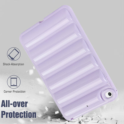 For iPad mini 4 / iPad mini (2019) 7.9 inch Anti-Scratch Tablet Case Down Jacket Texture Soft TPU Shell