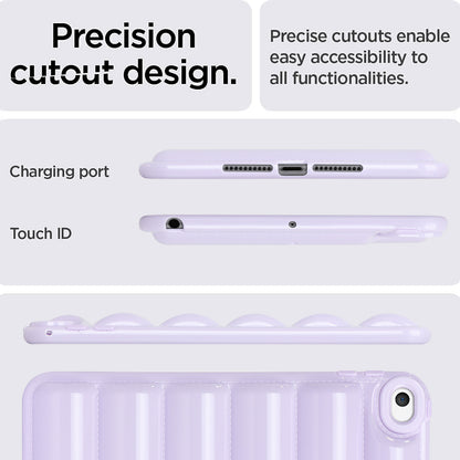 For iPad mini 4 / iPad mini (2019) 7.9 inch Anti-Scratch Tablet Case Down Jacket Texture Soft TPU Shell