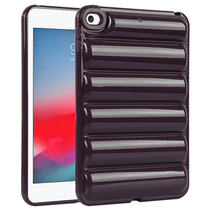 For iPad mini 4 / iPad mini (2019) 7.9 inch Anti-Scratch Tablet Case Down Jacket Texture Soft TPU Shell
