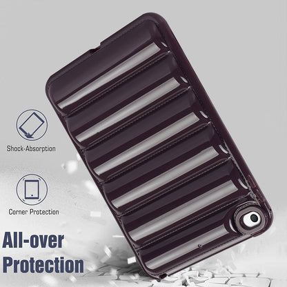 For iPad mini 4 / iPad mini (2019) 7.9 inch Anti-Scratch Tablet Case Down Jacket Texture Soft TPU Shell