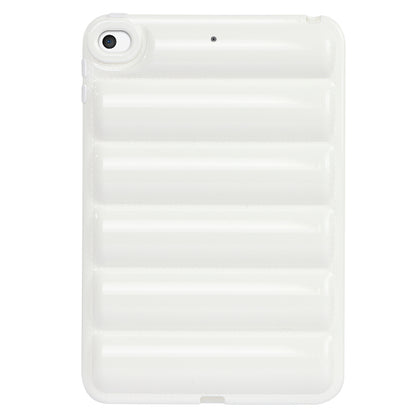 For iPad mini 4 / iPad mini (2019) 7.9 inch Anti-Scratch Tablet Case Down Jacket Texture Soft TPU Shell