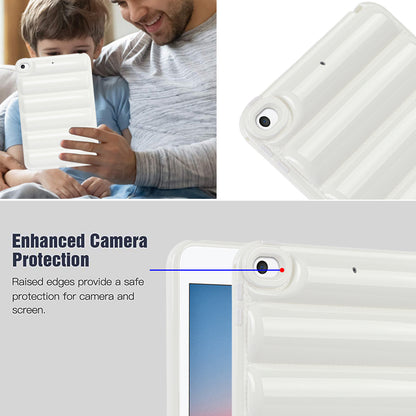 For iPad mini 4 / iPad mini (2019) 7.9 inch Anti-Scratch Tablet Case Down Jacket Texture Soft TPU Shell