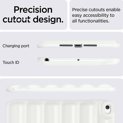 For iPad mini 4 / iPad mini (2019) 7.9 inch Anti-Scratch Tablet Case Down Jacket Texture Soft TPU Shell
