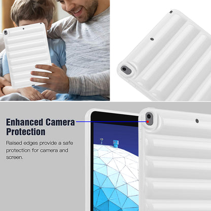 Tablet Protective Case For iPad Air 10.5 inch (2019) Candy Color Down Jacket Texture Soft TPU Cover