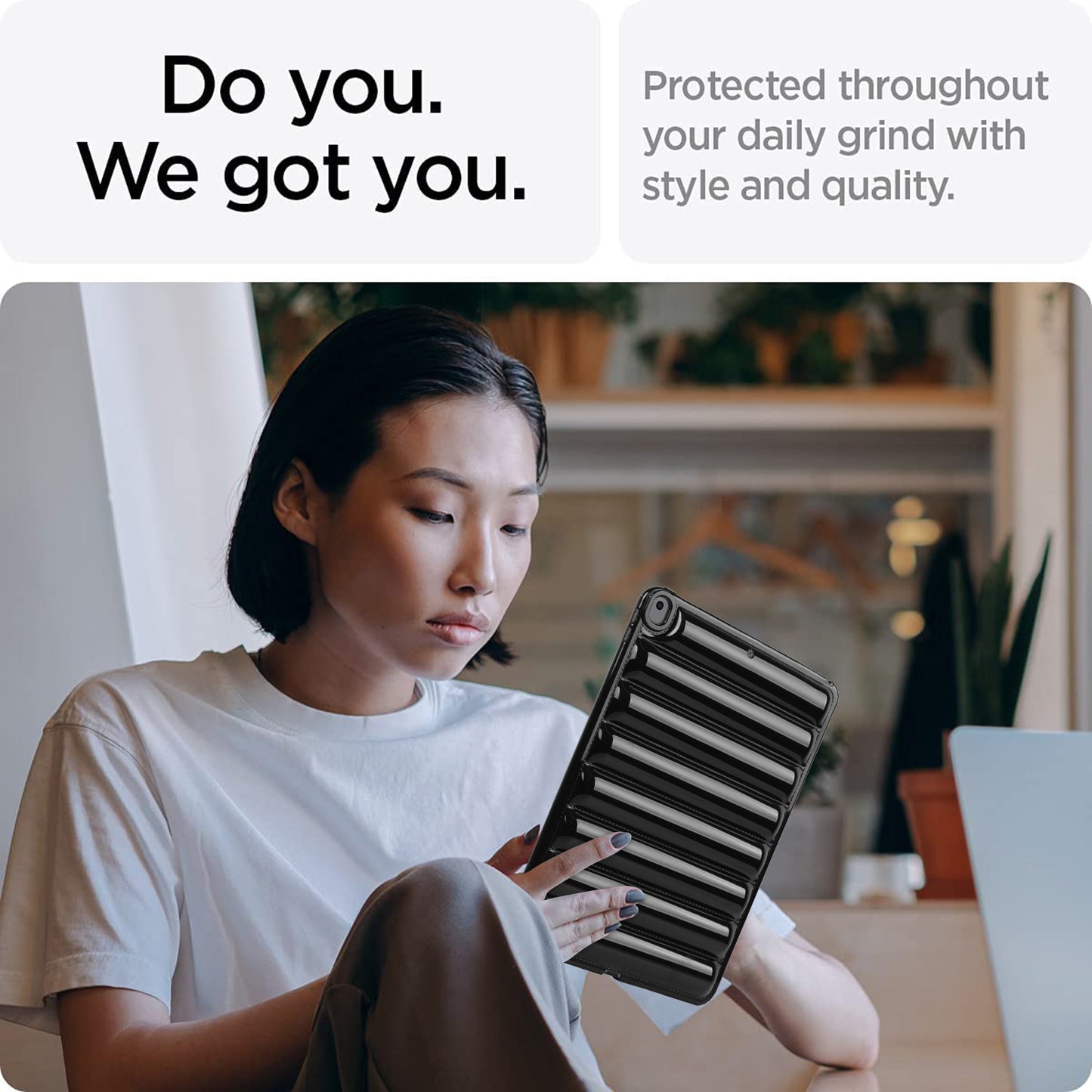 Tablet Protective Case For iPad Air 10.5 inch (2019) Candy Color Down Jacket Texture Soft TPU Cover