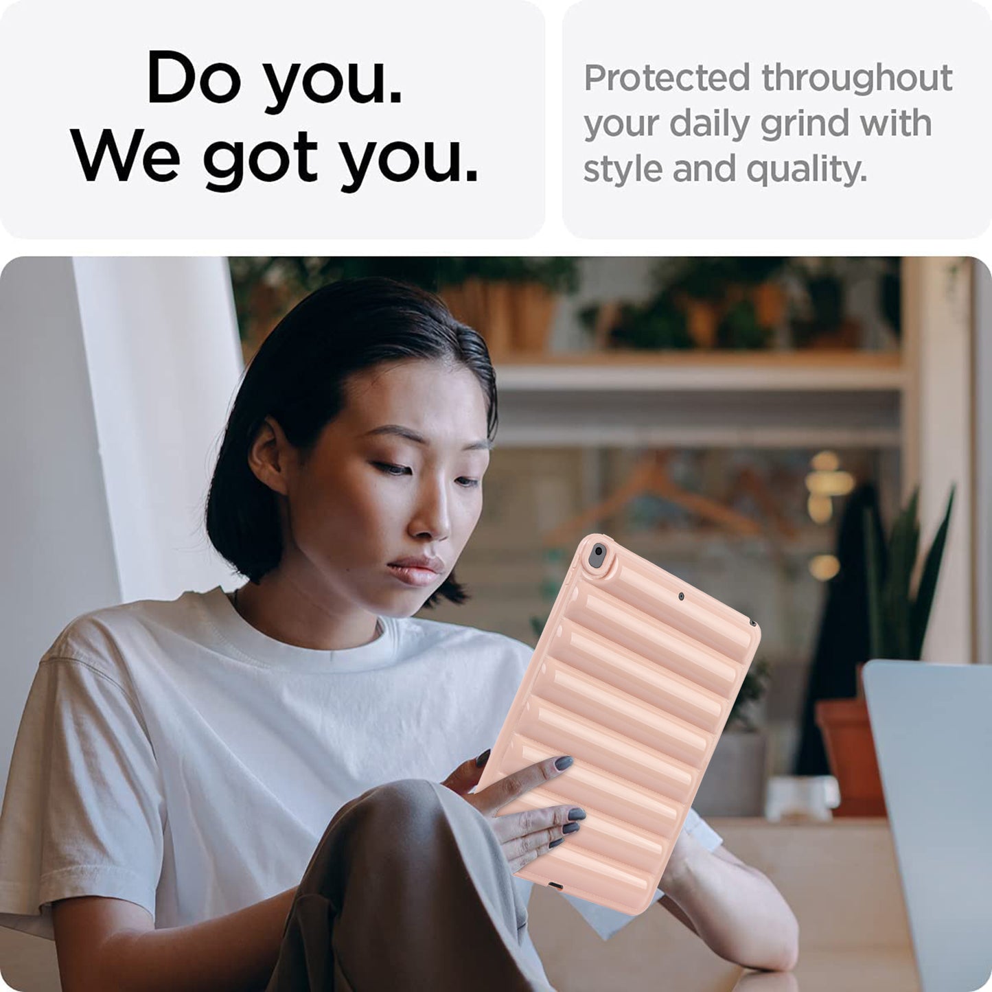 Tablet Protective Case For iPad Air 10.5 inch (2019) Candy Color Down Jacket Texture Soft TPU Cover