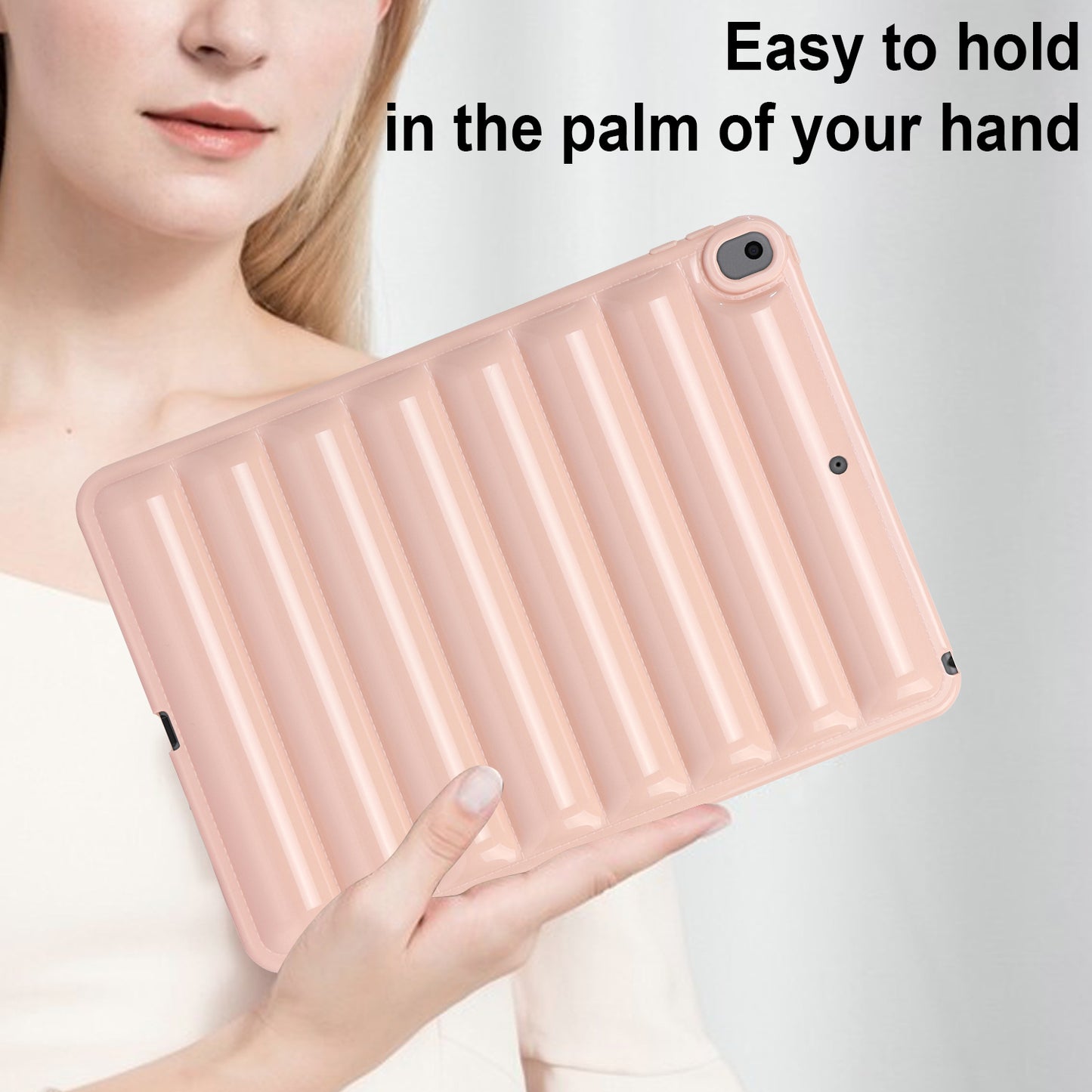 Tablet Protective Case For iPad Air 10.5 inch (2019) Candy Color Down Jacket Texture Soft TPU Cover
