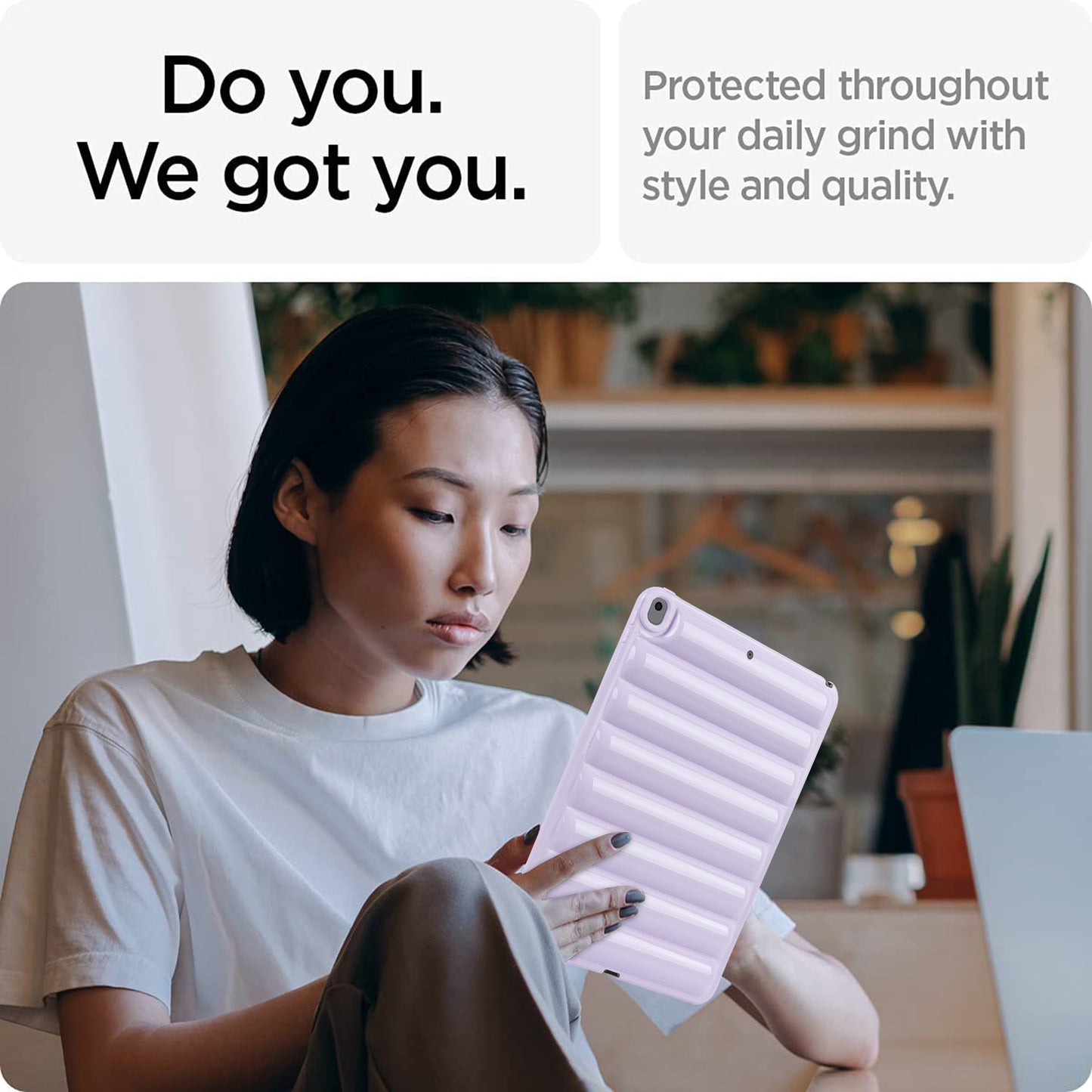 Tablet Protective Case For iPad Air 10.5 inch (2019) Candy Color Down Jacket Texture Soft TPU Cover