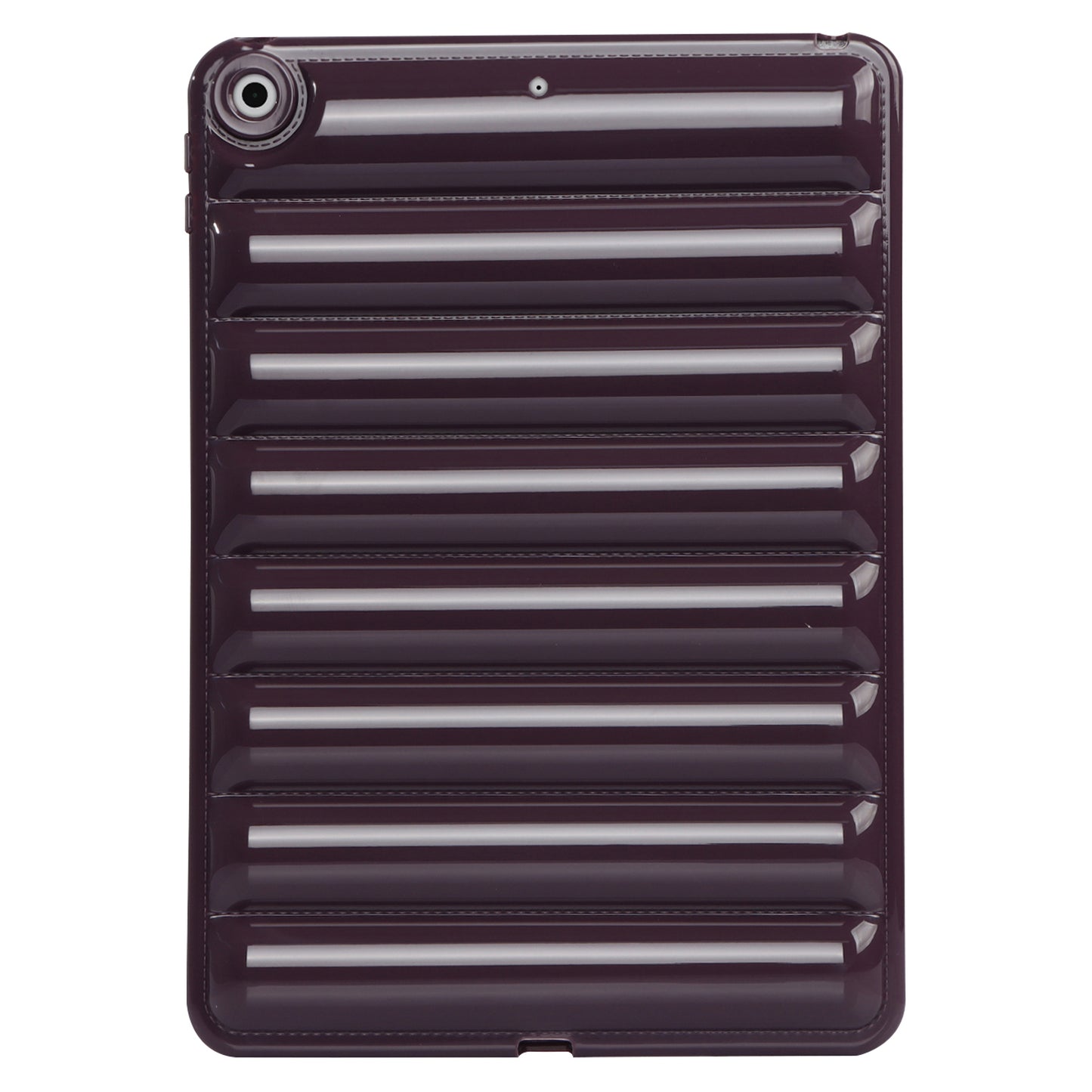 For iPad 10.2 (2021) / (2019) / (2020) Candy Color Tablet Protective Case Down Jacket Texture Soft TPU Cover