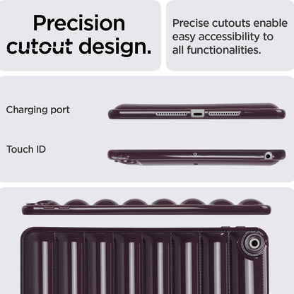 For iPad 10.2 (2021) / (2019) / (2020) Candy Color Tablet Protective Case Down Jacket Texture Soft TPU Cover